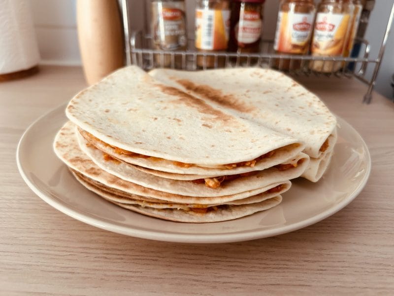 Cliquez pour zoomer ! Quesadillas poulet guacamole Thermomix par Mcgb
