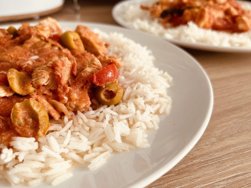 Cliquez pour zoomer ! Sauté de poulet au chorizo Thermomix par Mcgb