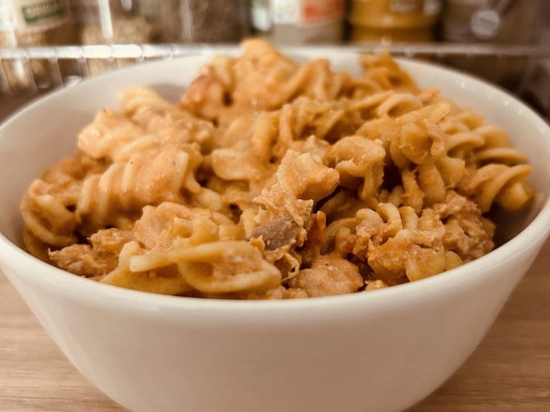 Cliquez pour zoomer ! Pâtes à la sauce au thon Thermomix par Mcgb