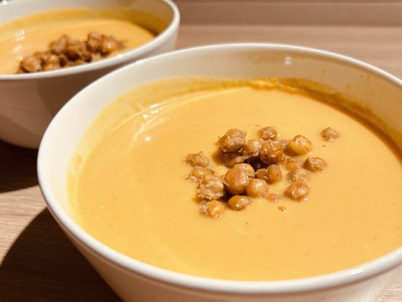 Cliquez pour zoomer ! Velouté de patate douce au lait de coco Thermomix par Mcgb