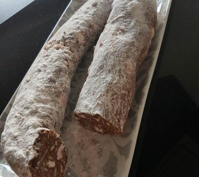 Cliquez pour zoomer ! Saucisson au chocolat Thermomix par sabi12