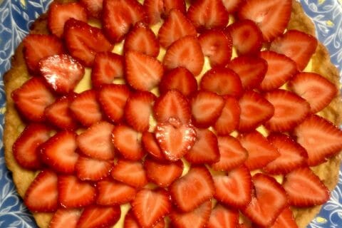 Cliquez pour zoomer ! Tarte aux fraises au Thermomix