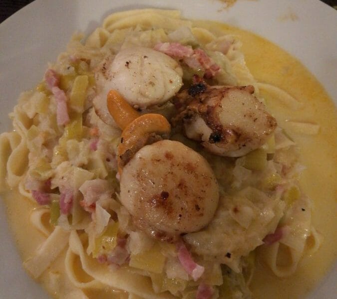 Cliquez pour zoomer ! Tagliatelles à la crème de poireaux Thermomix par Valeriedroopy