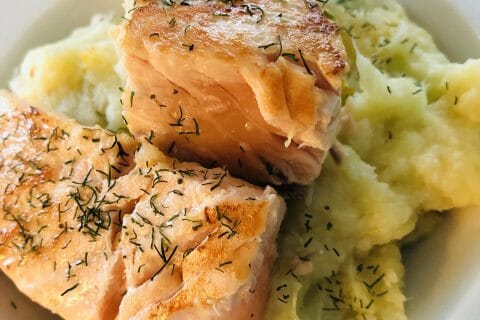 Cliquez pour zoomer ! Ecrasé de pommes de terre et saumon au Thermomix