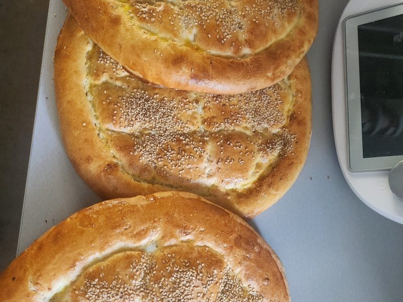 Cliquez pour zoomer ! Pain turc (pain pide) Thermomix par karimannie