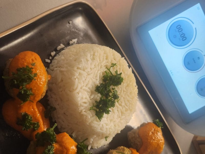 Cliquez pour zoomer ! Boulettes de viande Tikka Masala Thermomix par karimannie