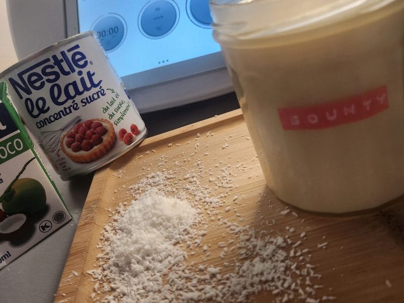 Cliquez pour zoomer ! Pâte à tartiner Bounty Thermomix par karimannie