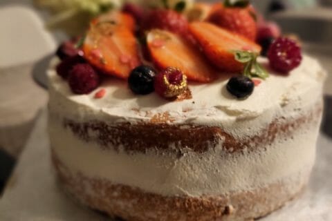 Cliquez pour zoomer ! Shortcake aux fraises Thermomix par karimannie