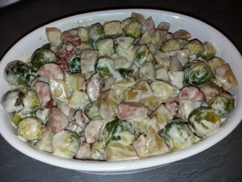 Cliquez pour zoomer ! Potée de choux de Bruxelles Thermomix par Greesor74