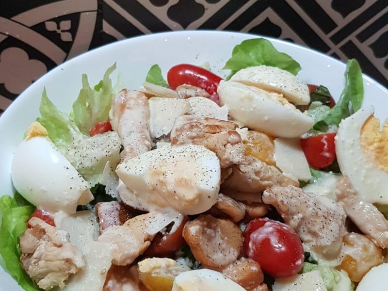 Cliquez pour zoomer ! Salade César Thermomix par guamo07