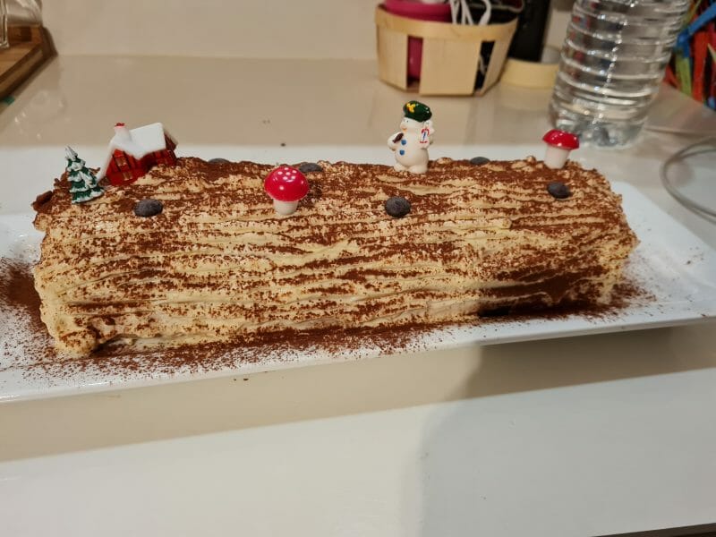 Cliquez pour zoomer ! Bûche Tiramisu Thermomix par laclo