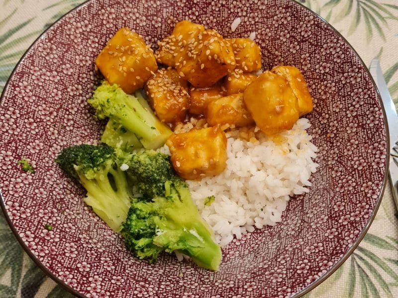 Cliquez pour zoomer ! Tofu sauté aux graines de sésame Thermomix par laclo