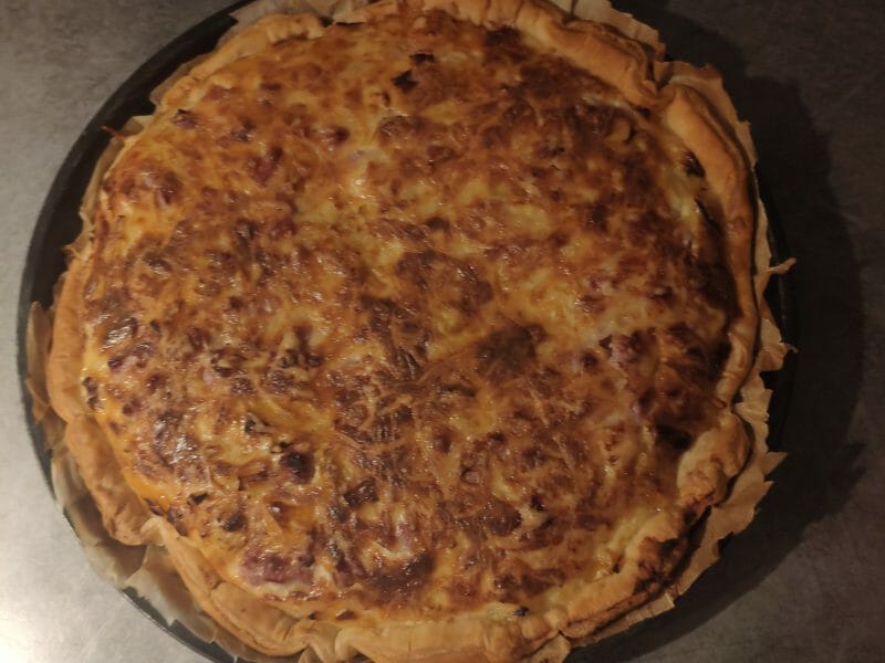Cliquez pour zoomer ! Tarte aux poireaux et gorgonzola Thermomix par Tyty22