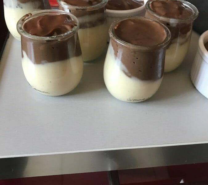 Cliquez pour zoomer ! Crème dessert au deux saveurs Thermomix par mounimoyes