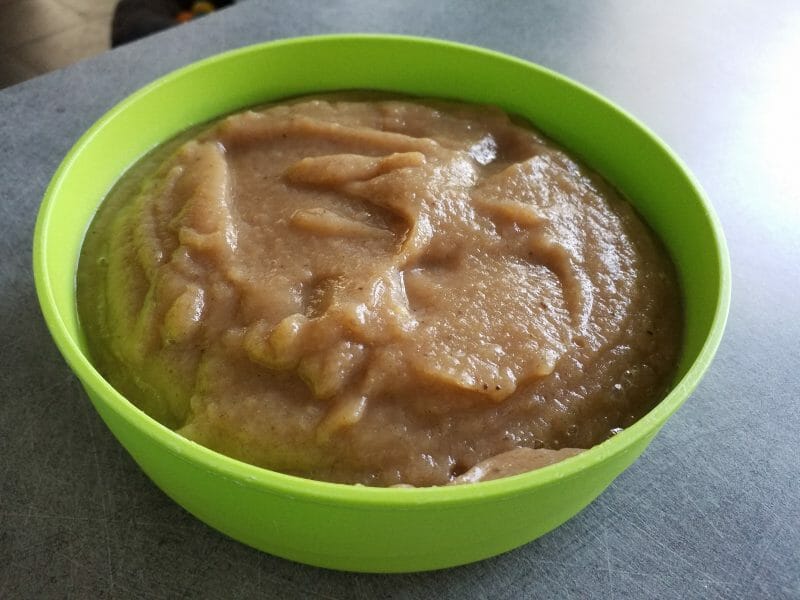 Cliquez pour zoomer ! Compote de pommes, bananes et miel Thermomix par cheyene54