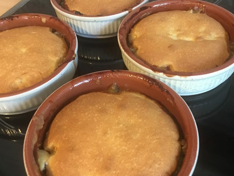 Cliquez pour zoomer ! Cobbler à la rhubarbe Thermomix par madicouette
