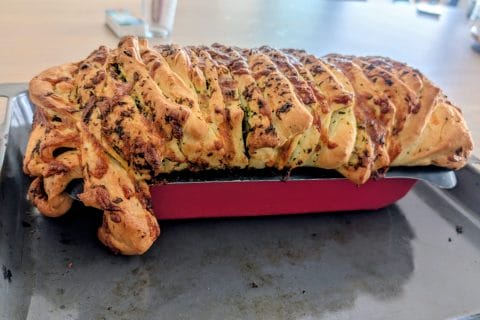 Cliquez pour zoomer ! Pain à l’ail, persil et mozzarella Thermomix par Emi988