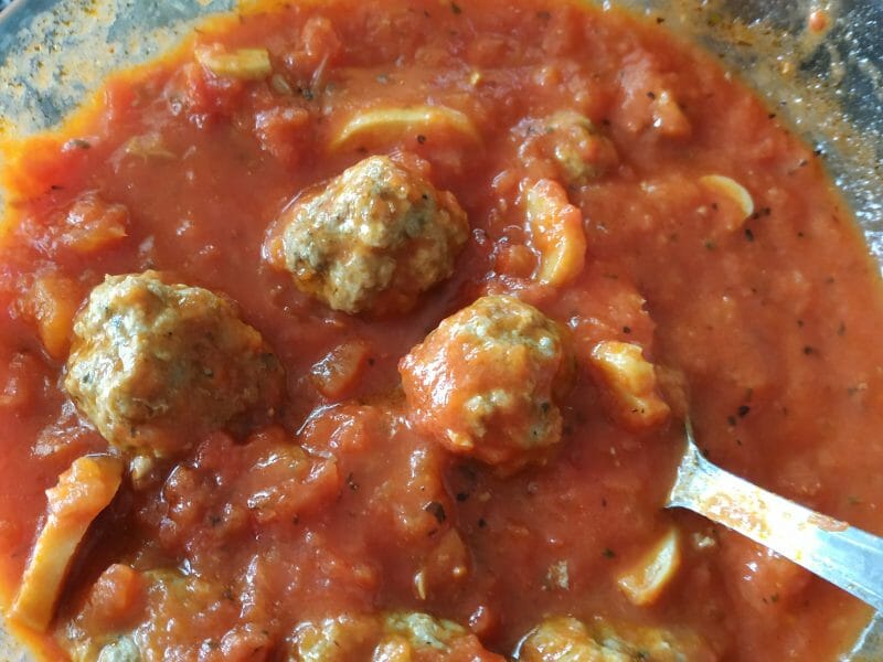Cliquez pour zoomer ! Boulettes de viandes à la sauce tomate Thermomix par jo14