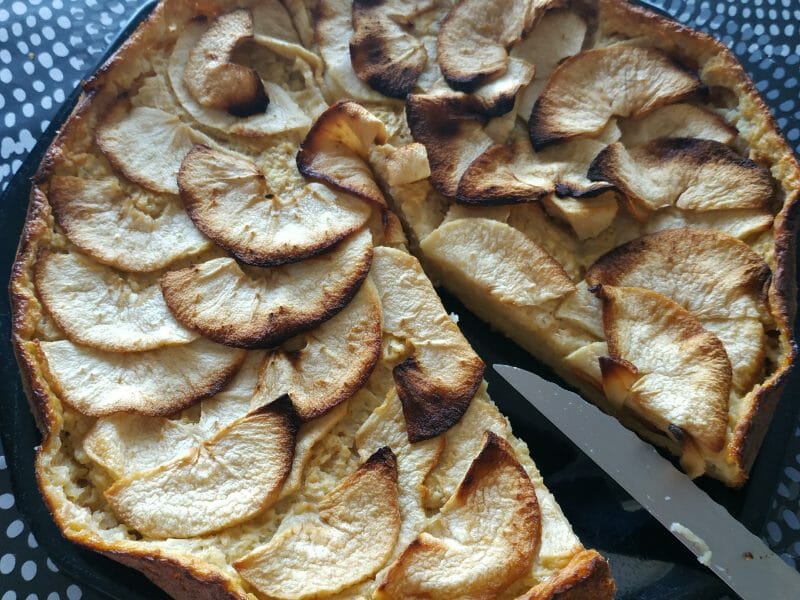 Cliquez pour zoomer ! Tarte aux pommes sans pâte Thermomix par jo14