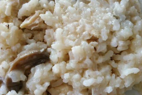 Cliquez pour zoomer ! Risotto poulet et champignons Thermomix par jo14