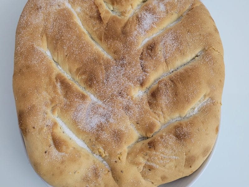 Cliquez pour zoomer ! Pompe de Noël à l’huile d’olive Thermomix par Lolielo