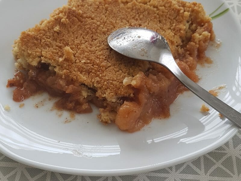 Cliquez pour zoomer ! Crumble aux Pommes Thermomix par Lolielo