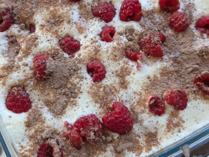 Cliquez pour zoomer ! Tiramisu aux framboises Thermomix par aurelia67600