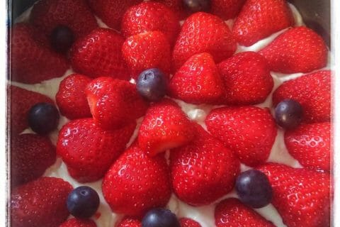 Cliquez pour zoomer ! Tarte aux fraises sans cuisson au Thermomix