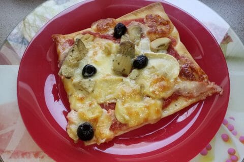 Cliquez pour zoomer ! Pizza capricciosa Thermomix par Coraline91