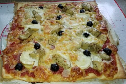 Cliquez pour zoomer ! Pizza capricciosa Thermomix par Coraline91