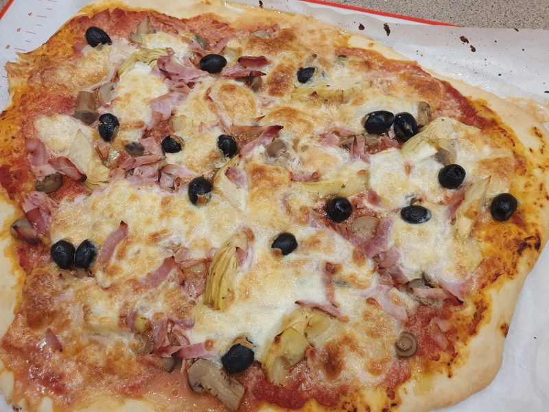 Cliquez pour zoomer ! Pizza capricciosa Thermomix par Coraline91