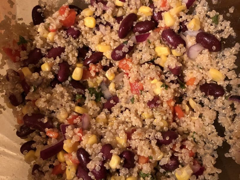 Cliquez pour zoomer ! Salade de quinoa mexicaine Thermomix par Nona60