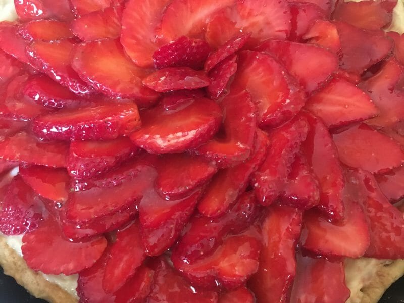 Cliquez pour zoomer ! Tarte aux fraises Thermomix par Nanou60972