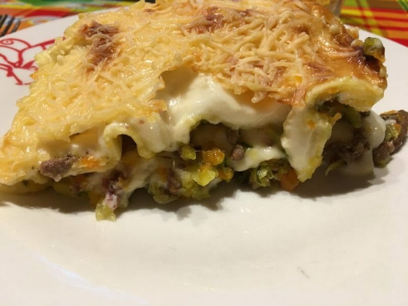 Cliquez pour zoomer ! Lasagnes de légumes Thermomix par Nanou60972