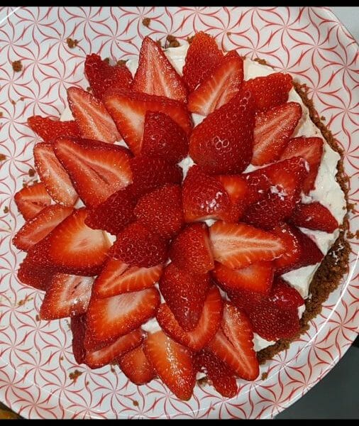 Cliquez pour zoomer ! Tarte aux fraises sans cuisson Thermomix par Paups
