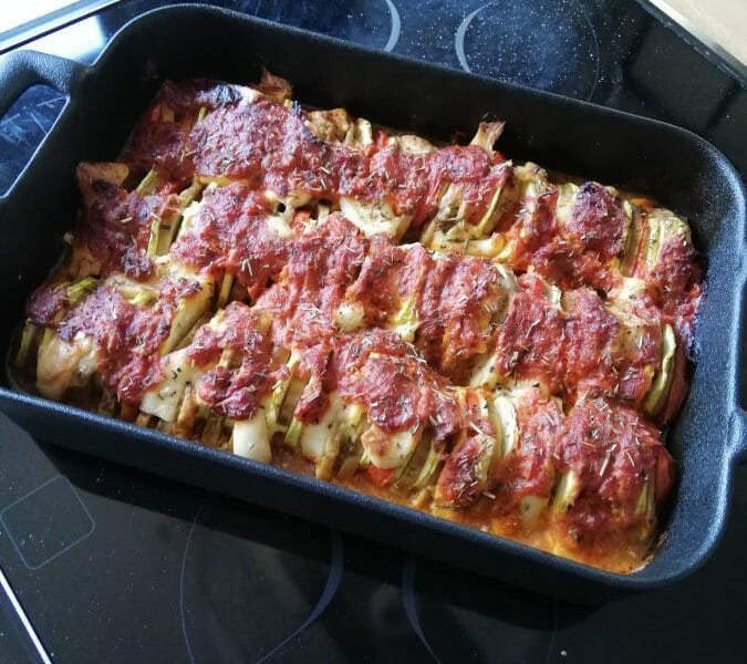 Cliquez pour zoomer ! Tian de légumes et mozarella Thermomix par Mylenemanc