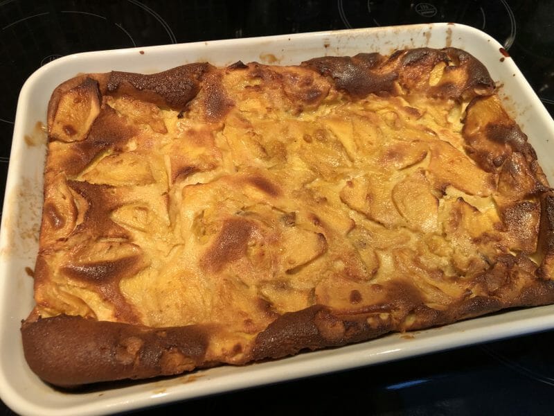 Cliquez pour zoomer ! Clafoutis à la mangue Thermomix par grenouille92500