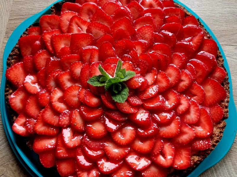 Cliquez pour zoomer ! Tarte aux fraises Thermomix par Sid ow