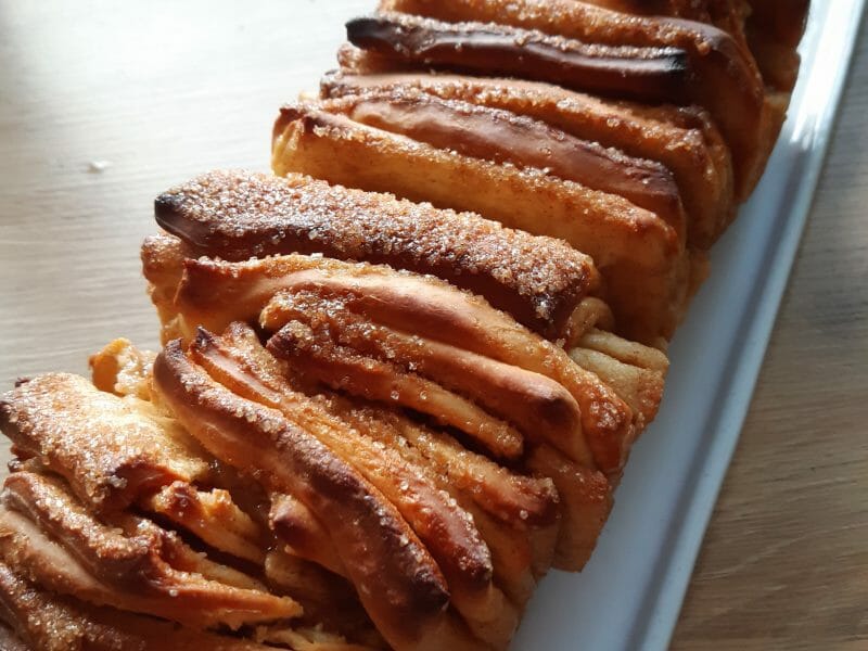 Cliquez pour zoomer ! Brioche à effeuiller à la cannelle Thermomix par Sid ow