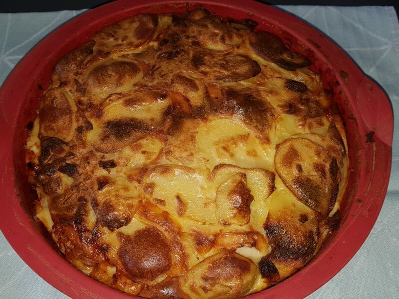 Cliquez pour zoomer ! Gâteau invisible raclette Thermomix par kris13