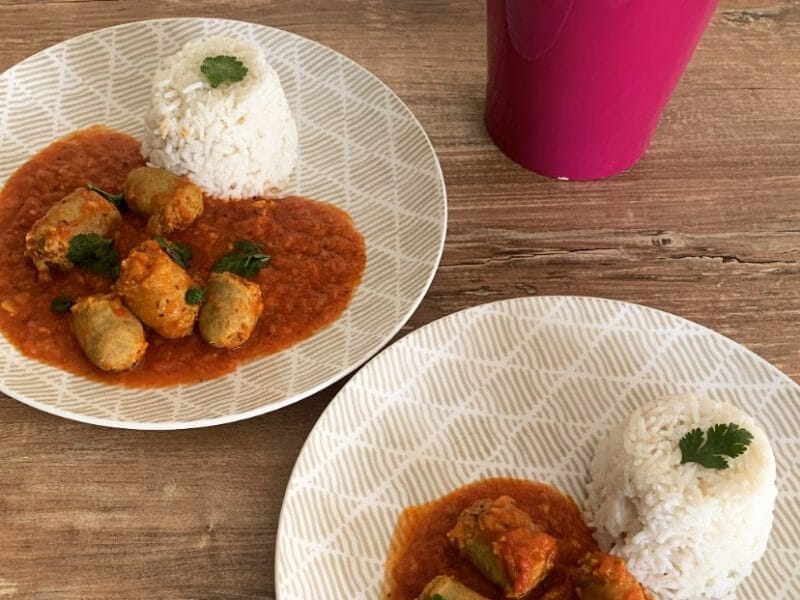 Cliquez pour zoomer ! Rougail saucisse Thermomix par AmandineSla