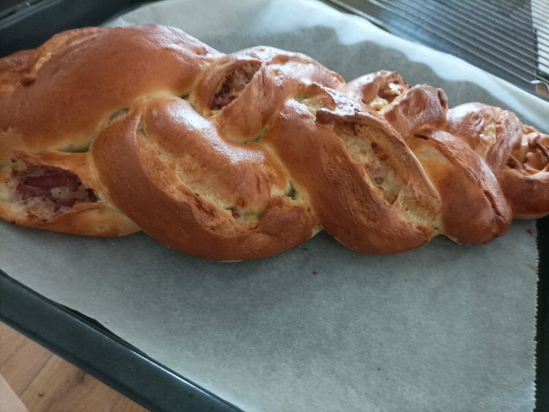 Cliquez pour zoomer ! Brioche salée jambon fromage Thermomix par Dedelle2502