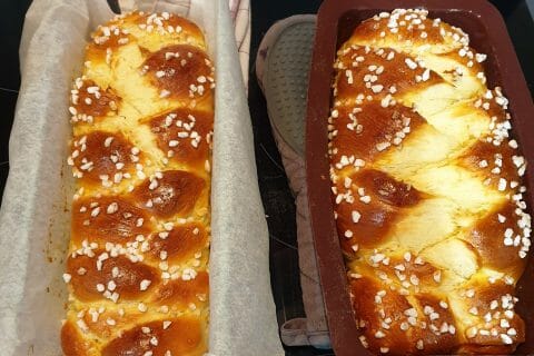 Cliquez pour zoomer ! Brioche tressée à la mie filante Thermomix par Melou78