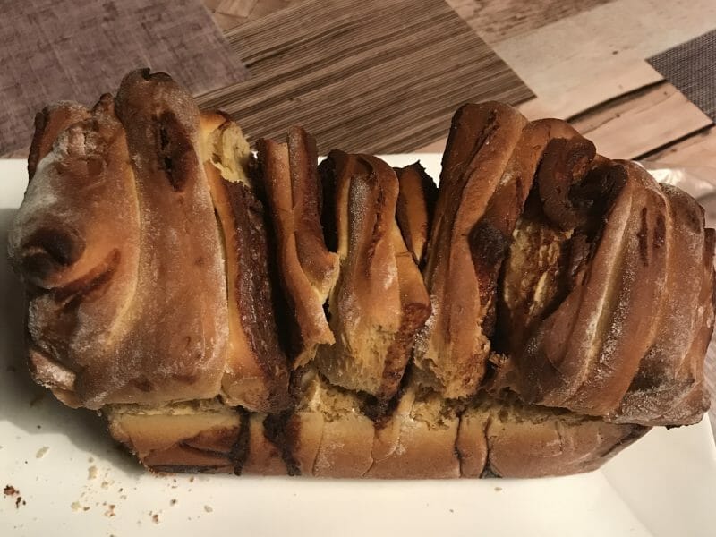 Cliquez pour zoomer ! Brioche à effeuiller à la cannelle Thermomix par emiliemimi
