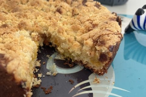 Cliquez pour zoomer ! Crumb cake aux prunes Thermomix par meganesauvant