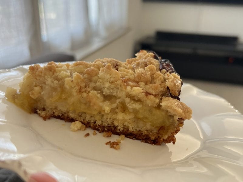 Cliquez pour zoomer ! Crumb cake aux prunes Thermomix par meganesauvant