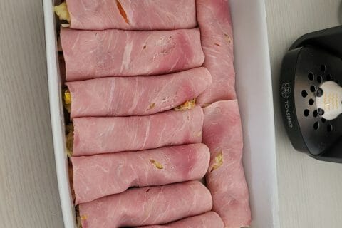 Cliquez pour zoomer ! Roulés gratinés de jambon aux légumes Thermomix par meganesauvant