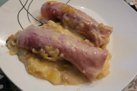 Cliquez pour zoomer ! Roulés gratinés de jambon aux légumes Thermomix par meganesauvant