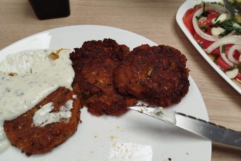 Cliquez pour zoomer ! Galettes de courgettes grecques Thermomix par giselle