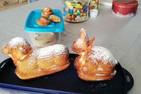 Cliquez pour zoomer ! Lamala (agneau de Pâques) au Thermomix